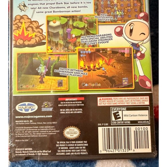 Bomberman Jetters (Nintendo GameCube, 2004) *BRAND NEW SEALED* Rated Everyone - Picture 6 of 6